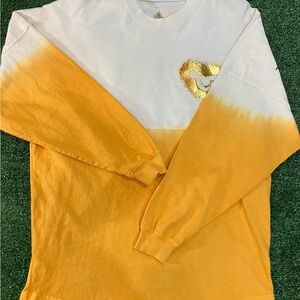 Disney Yellow and White Long Sleeve Tee Lion King Spirit Jersey